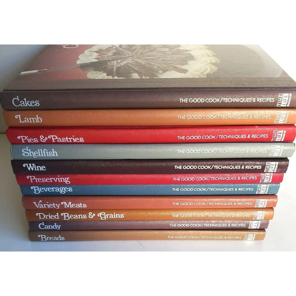 Vintage Time Life The Good Cook Series Lot of 11 Hardcover Cookbooks NOS Mint